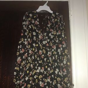 Carly Jean Los Angeles Aubrey Floral Chiffon Midi